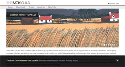 Desktop Screenshot of batikguild.org.uk